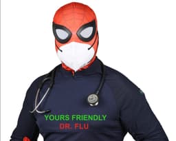 Dr. Flu Comic Character